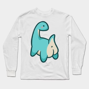 Cute dino,Long neck booty, Dinosaurus. Long Sleeve T-Shirt